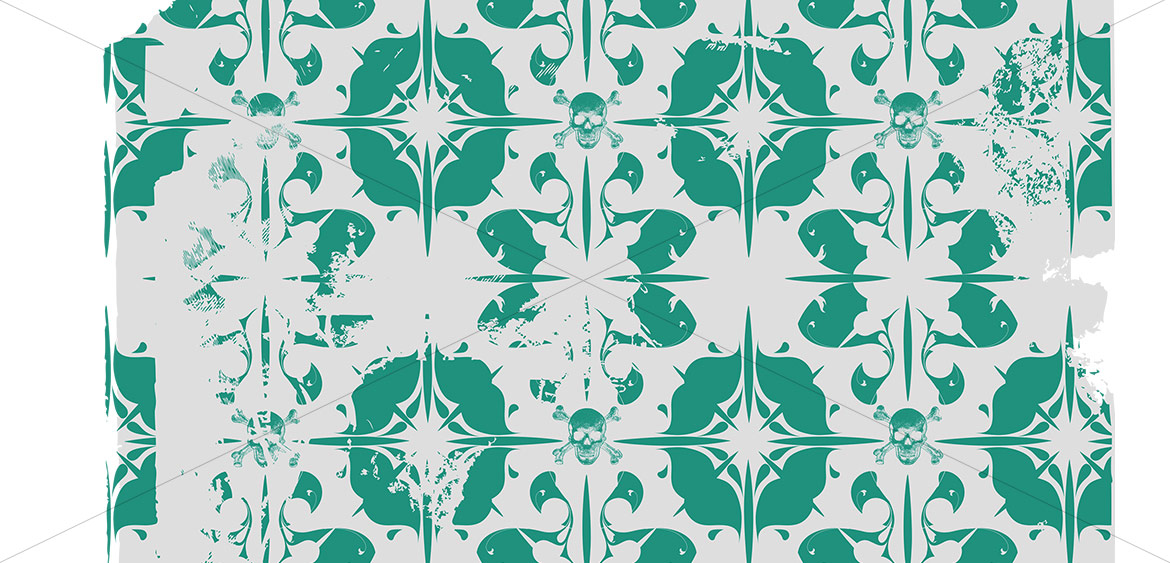 Retro Skull Art