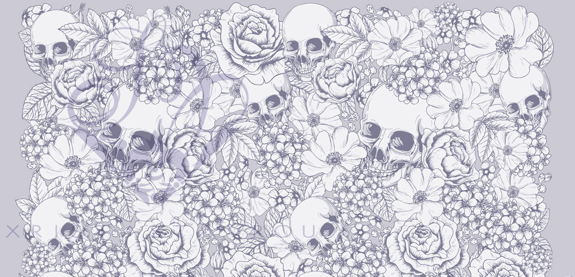 Etherial Skull Scarf